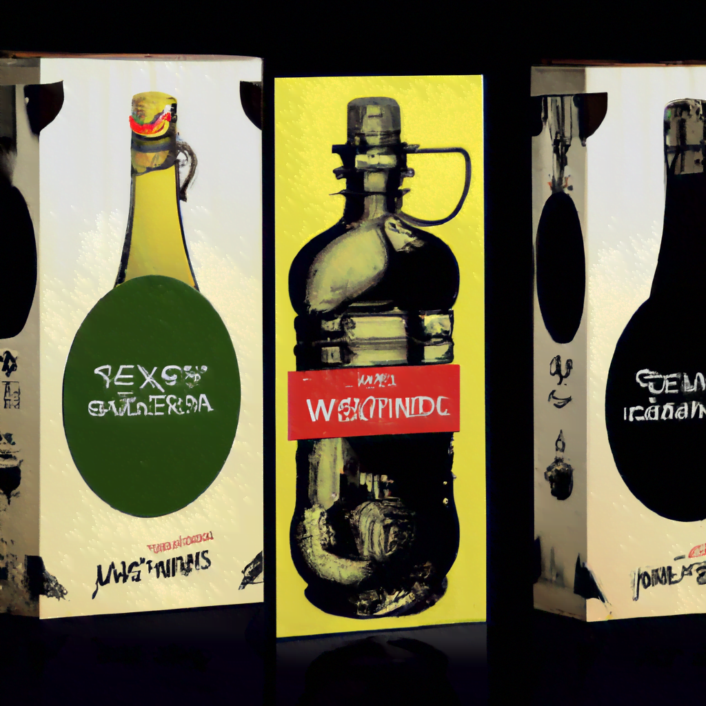 Packaging design for specialty olive oils and vinegars