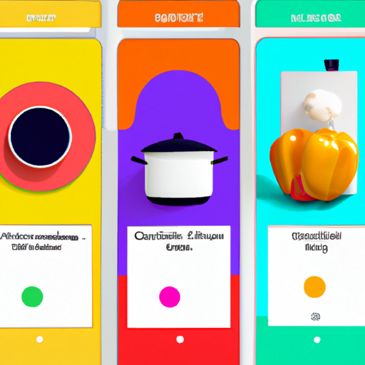 Interface Design for Recipe and Cooking Apps