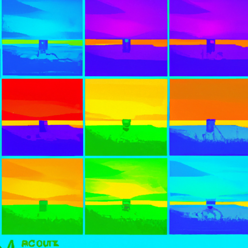 Experimental Color Gradients in Graphic Design